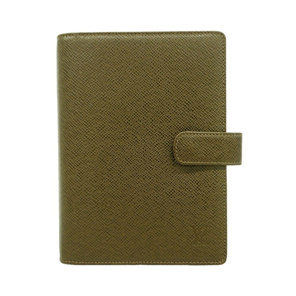 Louis Vuitton Taiga Agenda MM Notebook Cover R20432 Grizzly Men's P3291223